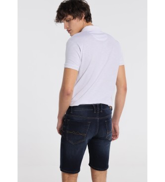 Six Valves Mrkebl bermudashorts i denim