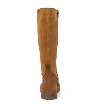 El Naturalista Bottes en cuir marron N5474