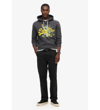 Superdry Sweatshirt New York Vl Graphic cinzento