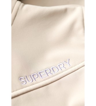 Superdry Trekker softshell jas met capuchon beige