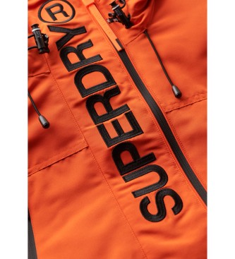 Superdry Ultimate Emb Windbreaker-jacka orange