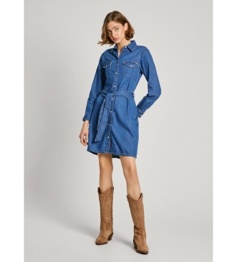 Pepe Jeans Denim Regular Robe bleu