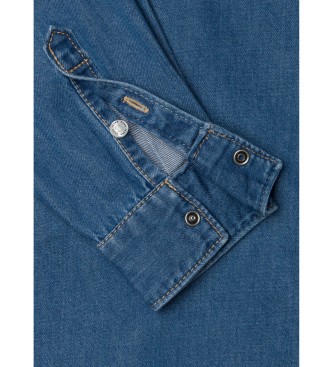 Pepe Jeans Abito regolare in denim blu