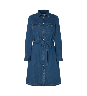 Pepe Jeans Denim Regular Kleid blau