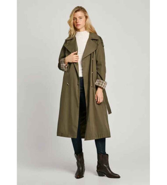 Pepe Jeans Trench-coat vert Bianca