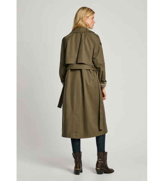 Pepe Jeans Bianca grn trenchcoat