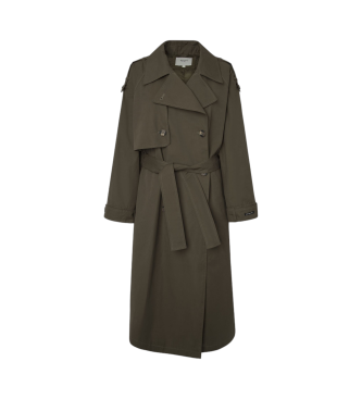 Pepe Jeans Bianca green trench coat