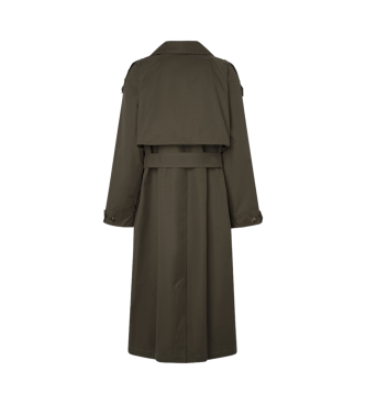 Pepe Jeans Bianca green trench coat