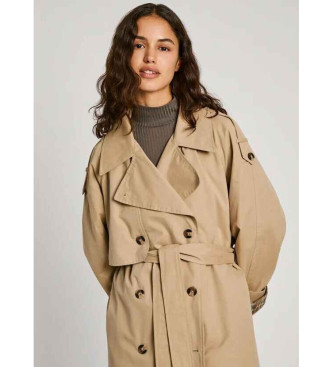 Pepe Jeans Bianca Beige Trenchcoat