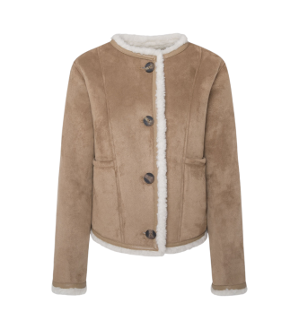 Pepe Jeans Vndbar jacka Caylin brun