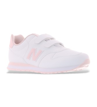 New Balance Scarpe da ginnastica bianche 500 con chiusura a strappo