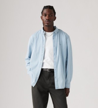 Levi's Authentiek blauw button down overhemd