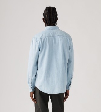 Levi's Authentiek blauw button down overhemd