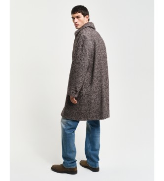 Gant Cappotto in lana marrone