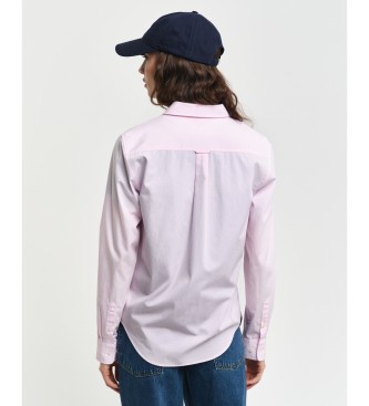 Gant Chemise en popeline rose  coupe rgulire