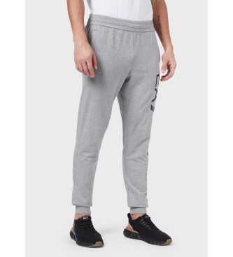 EA7 Logo Series Coft Pantalon gris