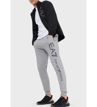 EA7 Logo Series Coft Pantalon gris