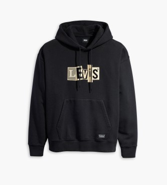 Levi's Skateboard hoodie svart