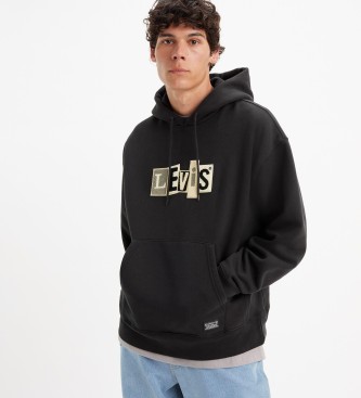 Levi's Skateboard hoodie svart