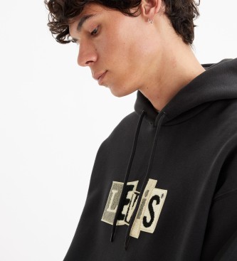 Levi's Skateboard hoodie svart