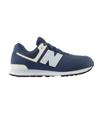 New Balance Leder Turnschuhe 574 Core navy