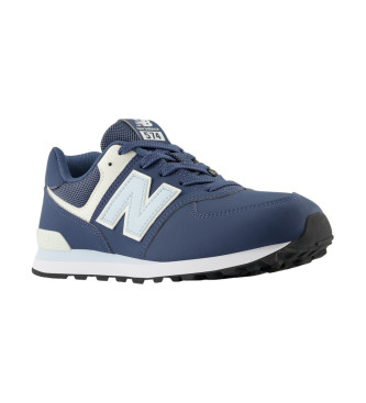 New Balance Leder Turnschuhe 574 Core navy