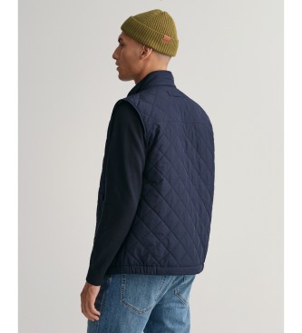 Gant Windcheater quiltet windcheater-vest marinebl