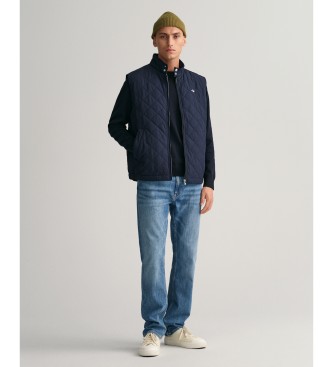 Gant Windcheater quiltet windcheater-vest marinebl