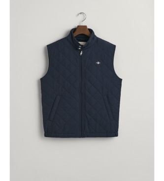 Gant Windcheater quiltet windcheater-vest marinebl