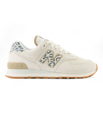 New Balance Zapatillas de Piel 574 blanco