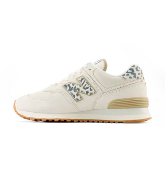 New Balance Zapatillas de Piel 574 blanco