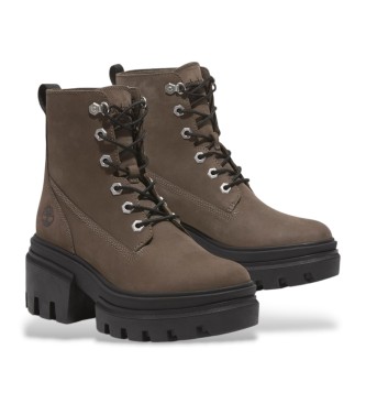 Timberland Everleigh Mid Lace Up Boot srednje rjava nubuk taupe