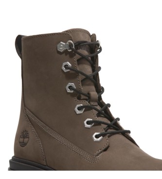 Timberland Stivaletto Everleigh Mid con lacci Marrone medio Nubuck tortora