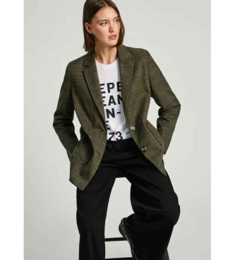 Pepe Jeans Groene Daisy blazer