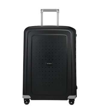 Samsonite Średnia walizka S'Cure Spinner czarna