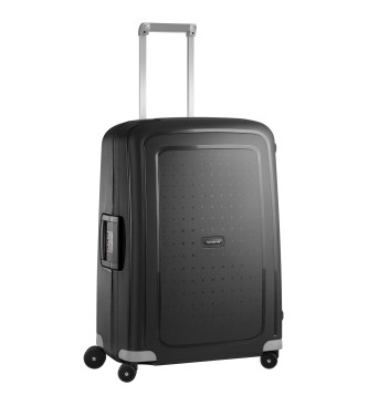 Samsonite Średnia walizka S'Cure Spinner czarna