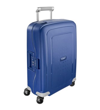 Samsonite Walizka kabinowa S'Cure Spinner niebieska