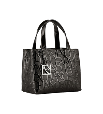 Armani Exchange Saco de compras preto