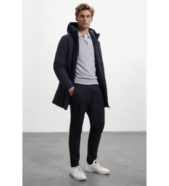 ECOALF Navy Pasu Coat