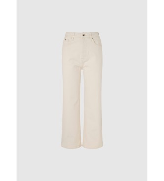 Pepe Jeans Uhw-jeans med brede ben, beige