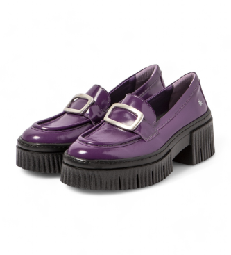 Art Mocassins en cuir 1372 lilas