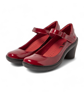 Art Leren pantoffels 1440 rood