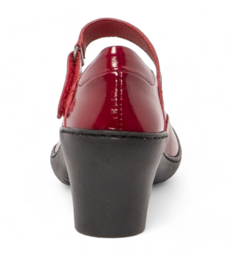 Art Leren pantoffels 1440 rood