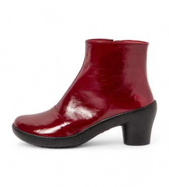 Art Botins em pele 1442 vermelho