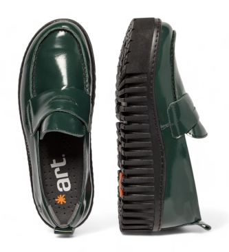 Art Mocassins en cuir 1530 vert