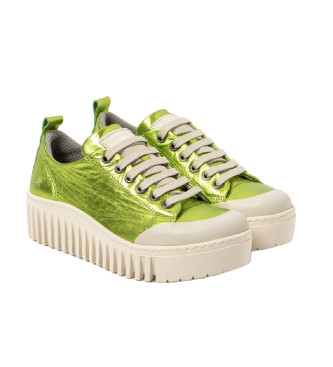 Art Zapatillas de Piel 1535 Brighton verde