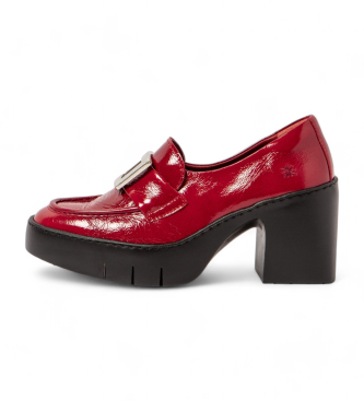 Art Mocassins en cuir 1655 rouge