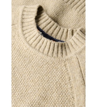 Superdry Thick beige raglan jumper