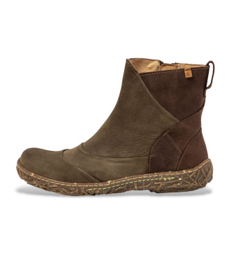 El Naturalista Bottines en cuir N5450 vertes