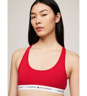 Tommy Hilfiger Bralette sfoderata Red Icon 2.0